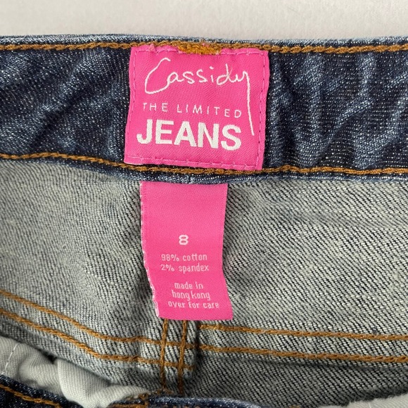 The Limited Jeans Cassidy Women's Embellished Pockets Dark Wash Bootcut Sz 8‎ - Picture 8 of 10